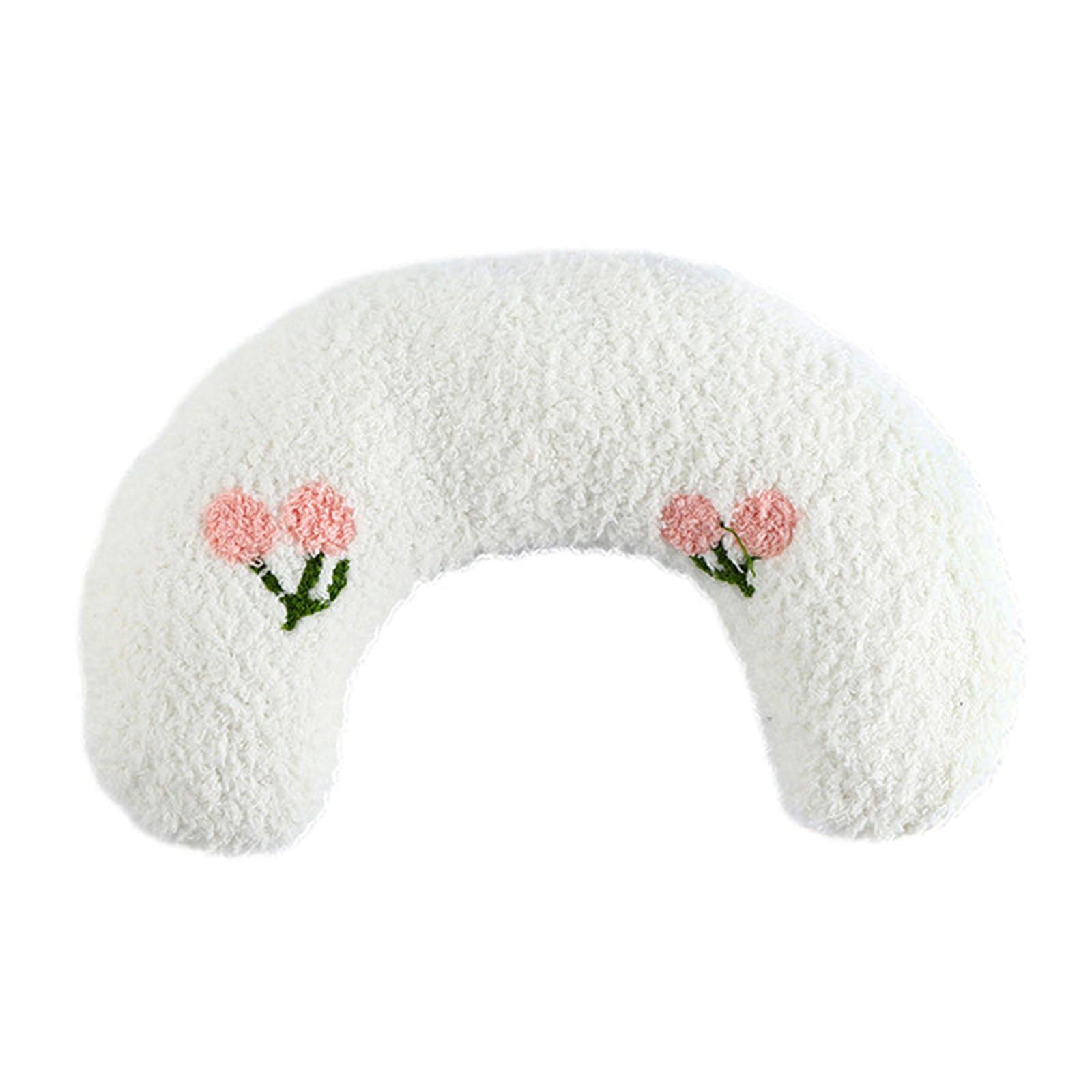 

Little Pillow For Cats, Ultra Soft Pet Calming Toy Half Donut Cuddler Cute Cozy Pillow Machine Washable One Size