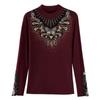 Women's Lace Thermal Top - Autumn/Winter Base Layer for Middle-Aged and Elderly