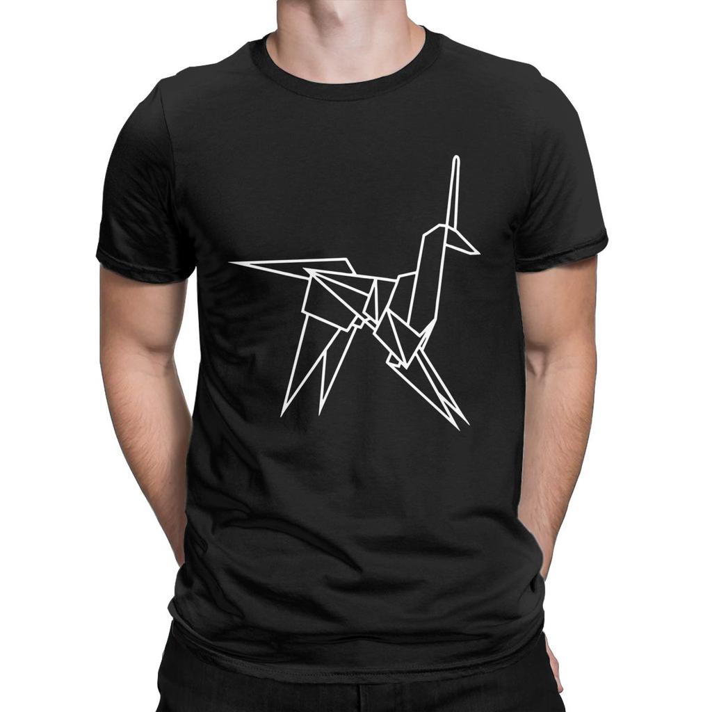 Blade Runner Origami Unicorn Men T Shirts Amazing Tee Shirt Short Sleeve Crew Neck T-Shirts Pure Cotton Adult Tops