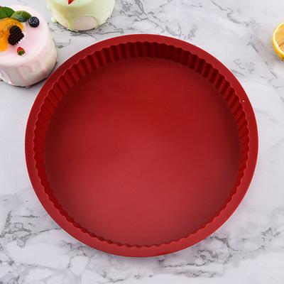 Baking Pan Non-Stick Silicone Round Cake Pan Mold Versatile Heat-resistant Pastry Pan for Home Kitchen