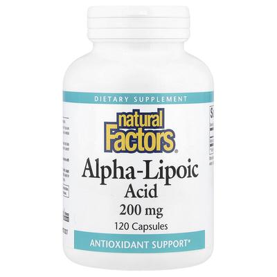 Alpha-Lipoic Acid, 200 Mg, 120 Capsules