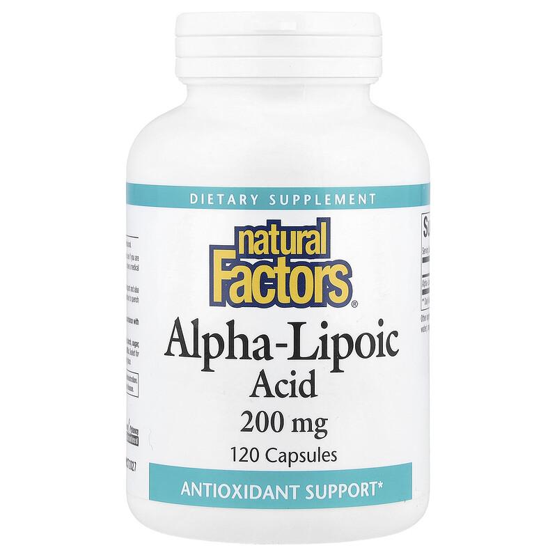 Alpha-Lipoic Acid, 200 Mg, 120 Capsules