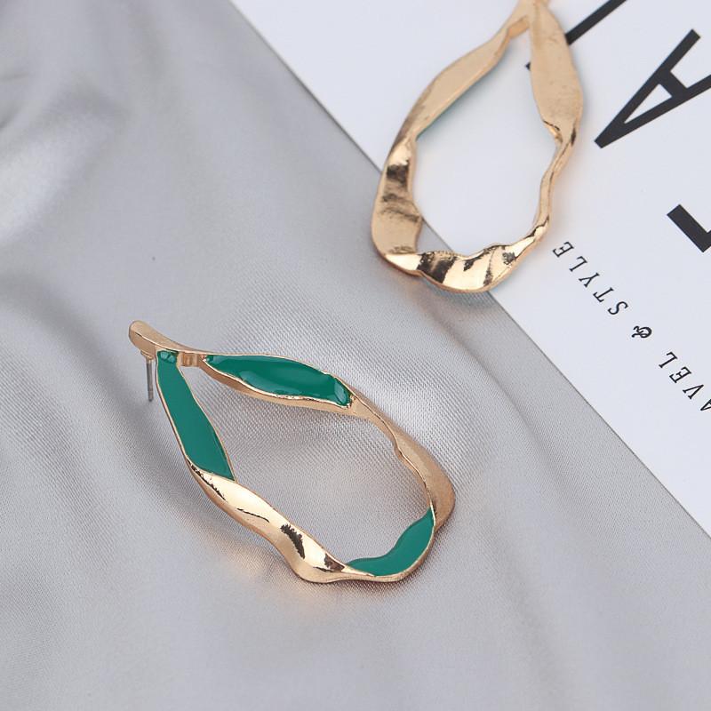Water Creative Drop Earrings For Women Alloy Minimalist Jewelry Ideal For Gifts Events And