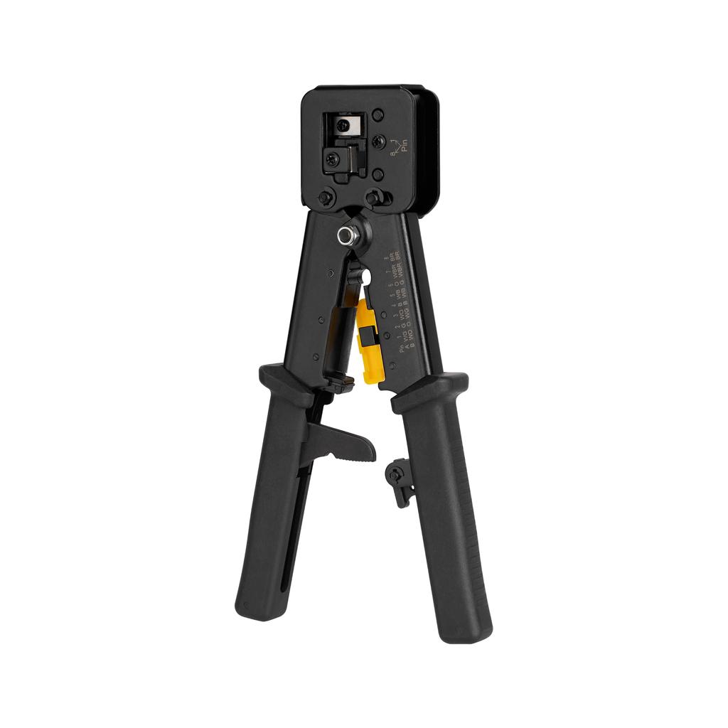 Crimping Tool For Rj45 Rj12 Rj11 6/8P Rebel Pass-Through Plugs