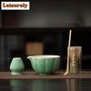 Ofengeformte Eisblumen-Keramik Matcha-Schale Besen Stehende Schalen Teezeremonie-Zubehör Ausrüstung Teeset Bastelbedarf