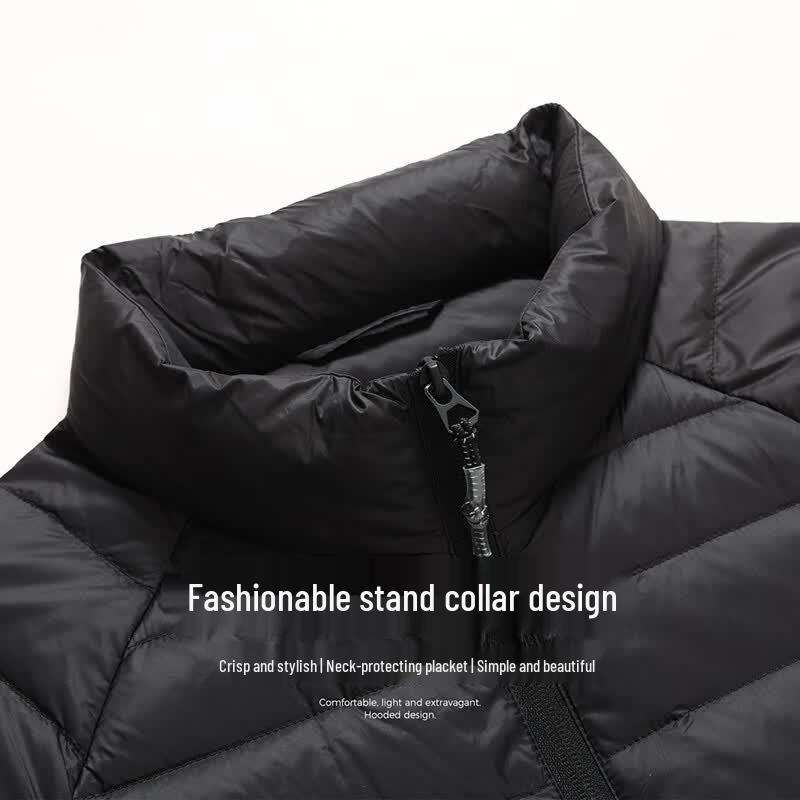 Men's Stand Collar 90% Down Puffer Jacket