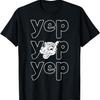 Land Before Time Ducky Yep Yep Yep Bubble Text Quote T-Shirt