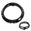 7inch Electroplated Black Headlight Extension Trim Ring Bracket Motorcycle