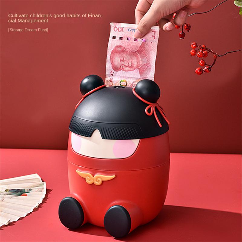Coin Storage New Chinese Style Children Piggy Bank Chinese Style Piggy Bank Can Be Stored And Desirable Store Dream Funds Gift