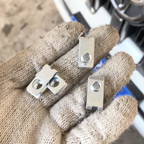 Winova U-Shaped Clip Nuts, M6, Set of 20, General-Purpose Fasteners, Increased Durability, Ideal for Furniture, Motorcycles, Camping, and DIY (24 X 11