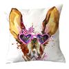 Painted Dog Creative Plush Cushion Pillowcase Office Waist Pillowcase Home Textile