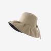 Women's Summer Panama Sun Hat with Bow UV Protection Big Brim Face Sunscreen Bucket Cap for Outdoor Activities