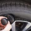 Car Tire Cleaning Brush Dust Remover Portable Auto Detail Brush with Cover High Density Soft Bristle for Car Accessorie