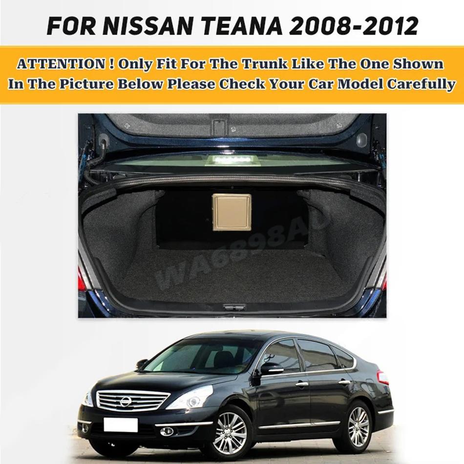 High Quality Leather Car Trunk Mat For Nissan Teana 2008 2009 2010 2011 2012 Anti Dirty Durable Carpet Protective Pad