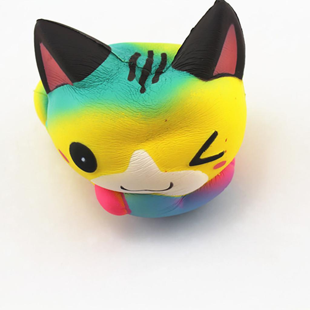 Simulation Love Cat Toy PU- Sponge Decompression Toy Slow Rebound- Puzzle Early Education Home Furnishings