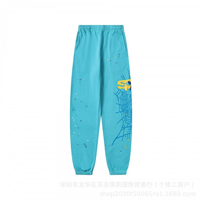 25FW SP555555 Hoodie Set Tree Embroidered Rhinestone Sweatshirt Joggers Streetwear