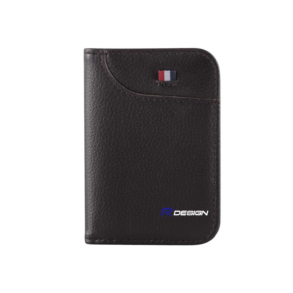 Car Emblems Wallet Card Documents Storage Pocket For Volvo Volvo T6 AWD C30 C40 C50 C70 S40 S60 S70 S80 S90 V40 V50 XC90 XC90
