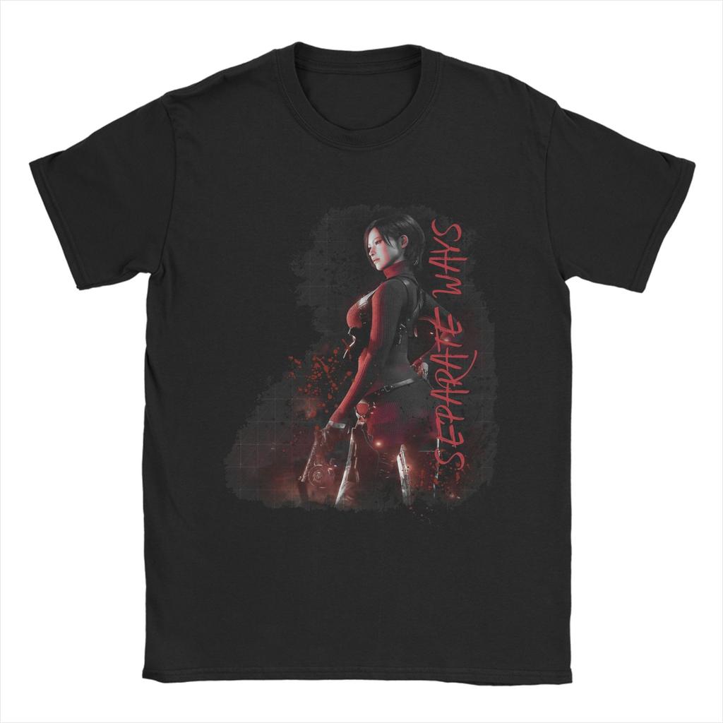 Separate Ways Ada Wong Tshirts Unisex Cotton Clothing Novelty Crewneck Short Sleeve