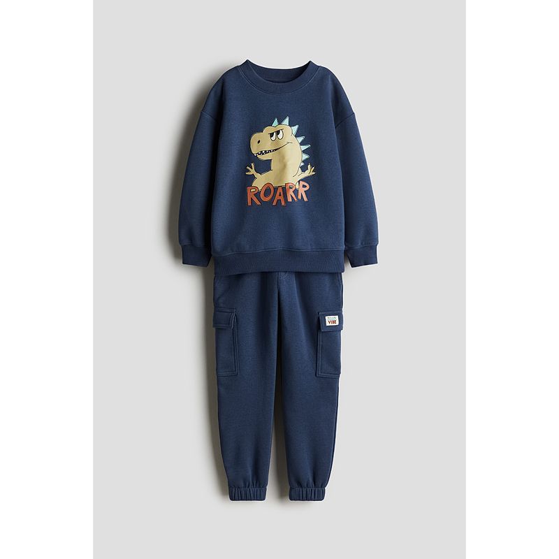 

HM Children s Clothing Boys Suit Two-Piece Autumn Leisure Outdoor Sweatshirts Suit 1241149