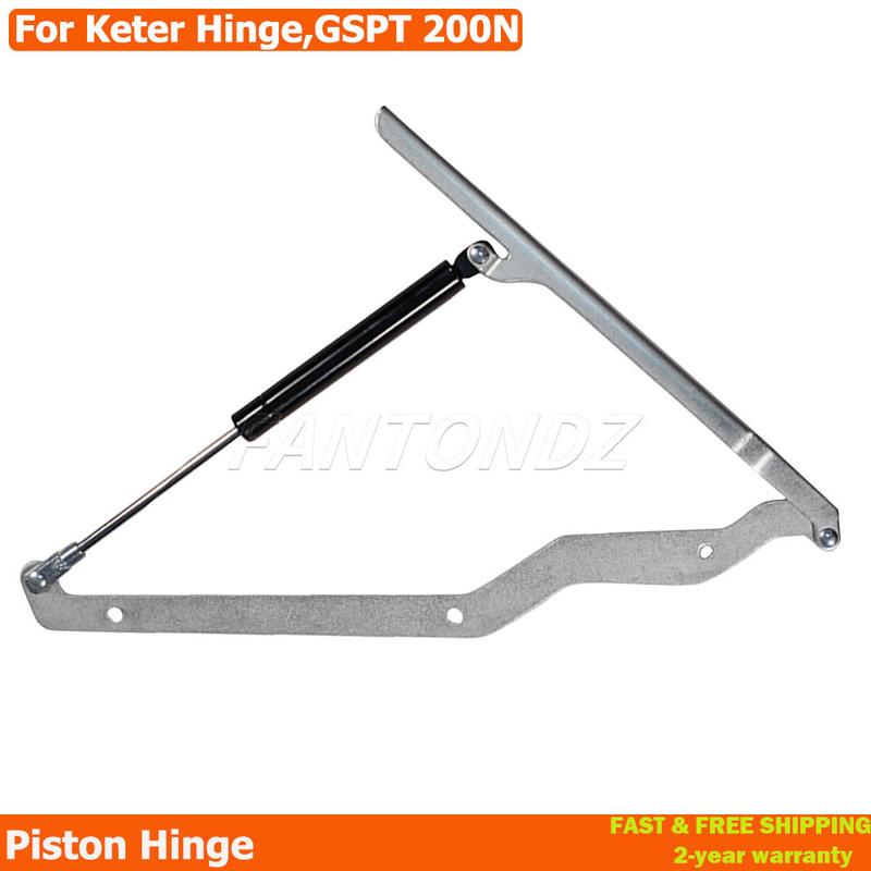 Replacement GSPT Piston Hinge Lid Mount For Keter Store It Out, Premiere Grande XL and Jumbo Models