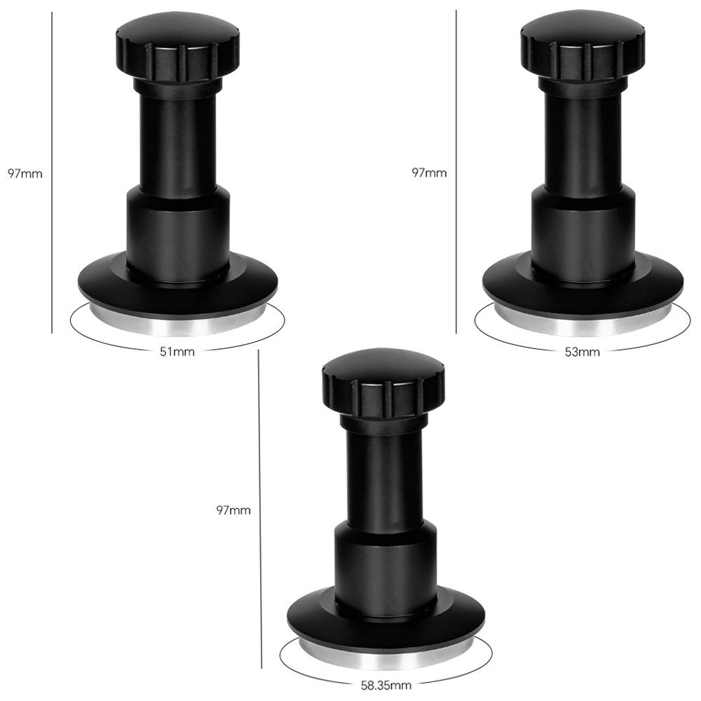 Adjustable Spring Loaded Coffee Tamper 58.35mm 53mm 51mm Espresso Tamper New Coffee Impact Tamper
