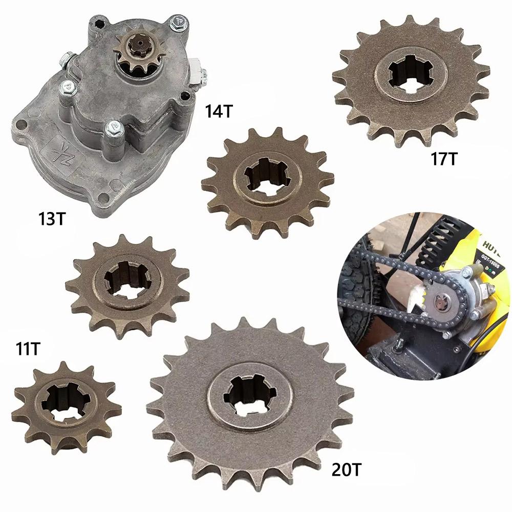 Mini Moto Front Sprocket Gear Metal Replacement Part  for Mini Bike ATV Go Kart Scooter