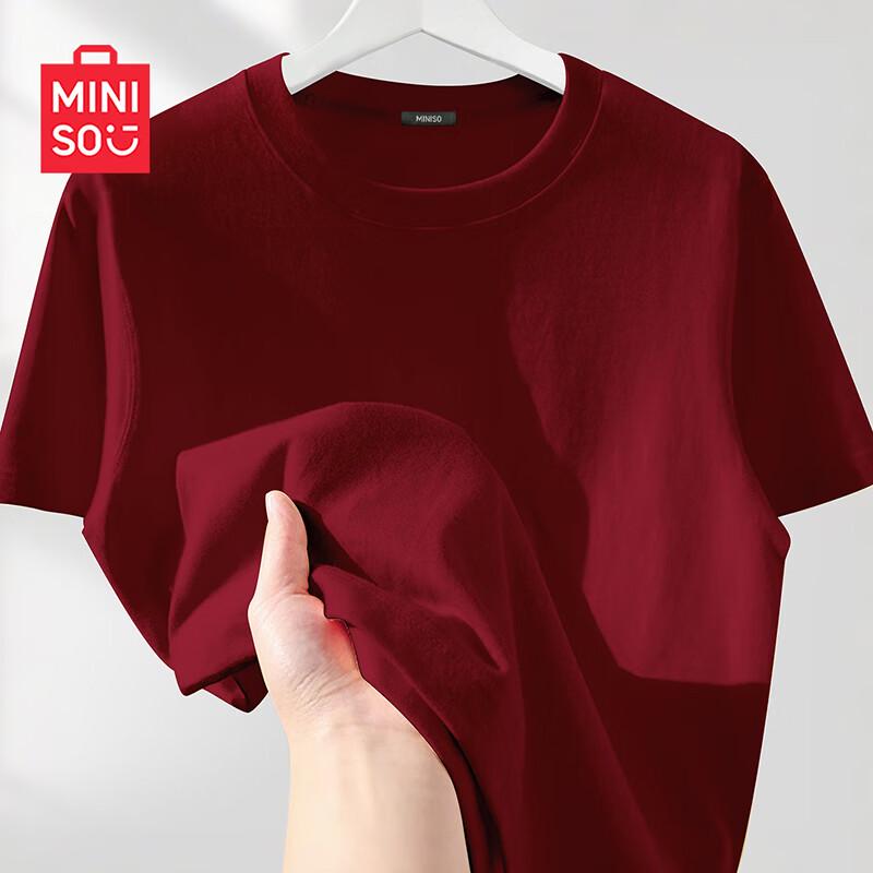 

MINISO Women s 100% Cotton Short Sleeve T-shirt M