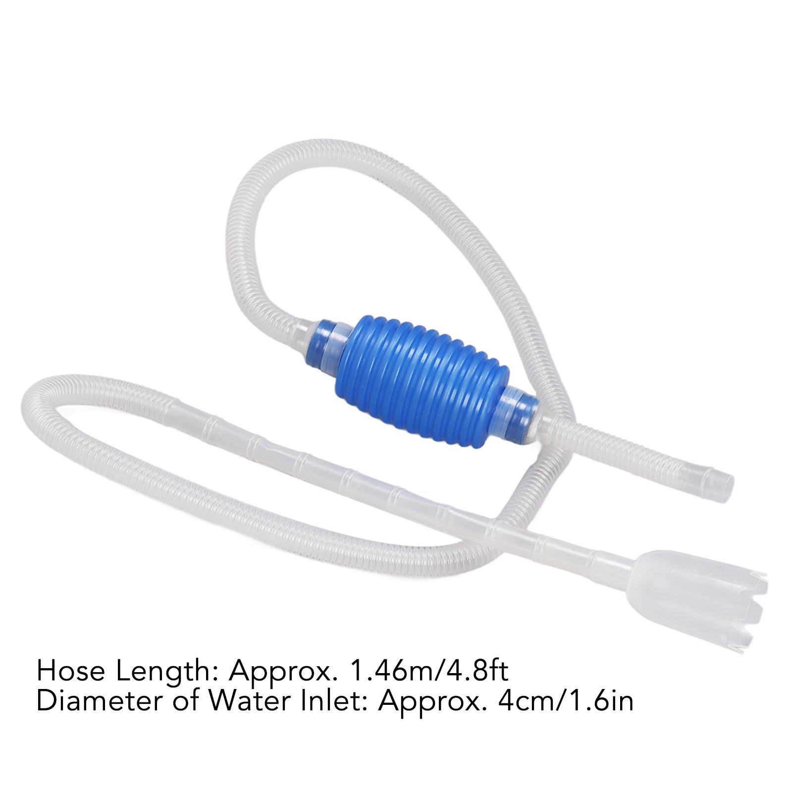 

Fish Siphon Manual Easy to Use Aquarium Water Changer for Drainage and Water Injection Sucking Fish Droppings