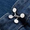 1 Set Nail-free Metal Jeans Button Snaps Detachable Pants Clips Buttons Pins DIY Waist Tightener Clothing Buckles Sewing Tools
