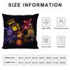 Five N-Nights At F-Freddys Pillow Case Plush Fabric Soft Double Sided Print Sofa Cushion Cover Throw Pillow Covers