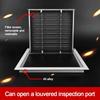 New Aluminum Alloy Air Vent Grille Square White Return Air Grill With Mesh Gable Vent Ceiling