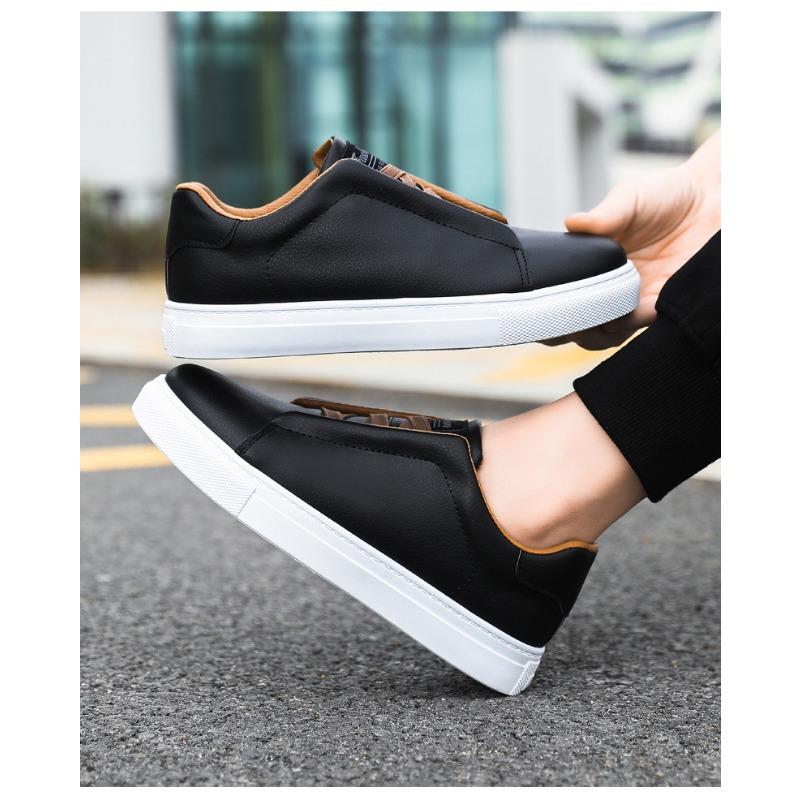 Men's Solid Color Board Shoes, Comfortable, Non Slip, Durable Sports Shoes