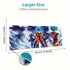 Goku Power Evolution Large Size Mouse Pad Large Gaming Table Cushion Nonslip Laptop Tablet Big Mousepad Xxl Mat Mini Pc Playmat With Lock Edge