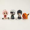 8pcs/set Anime Figure Naruto Shippuden Hinata Sasuke Itachi Kakashi Gaara Action Figure Q Version PVC Figures Toys ChristmasGift