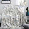 Snow Leopard Animal Print Flannel Blanket, High quality Comfortable for All Seasons, Home Decor, Warmth and Comfort, Perfect for Christmas Gifts119