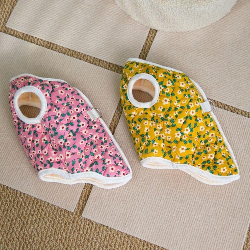 Warme Gemütliche Katzenkleidung Blumige Kätzchenbekleidung Neue Hundewelpenkleidung Herbst Winter