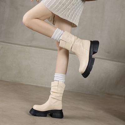 Fashion Winter 2024 Hot Sale New Women's Boots Fashion Short Plush Round Toe Wear Resistant Shoes for Women Zapatos Para Mujeres
