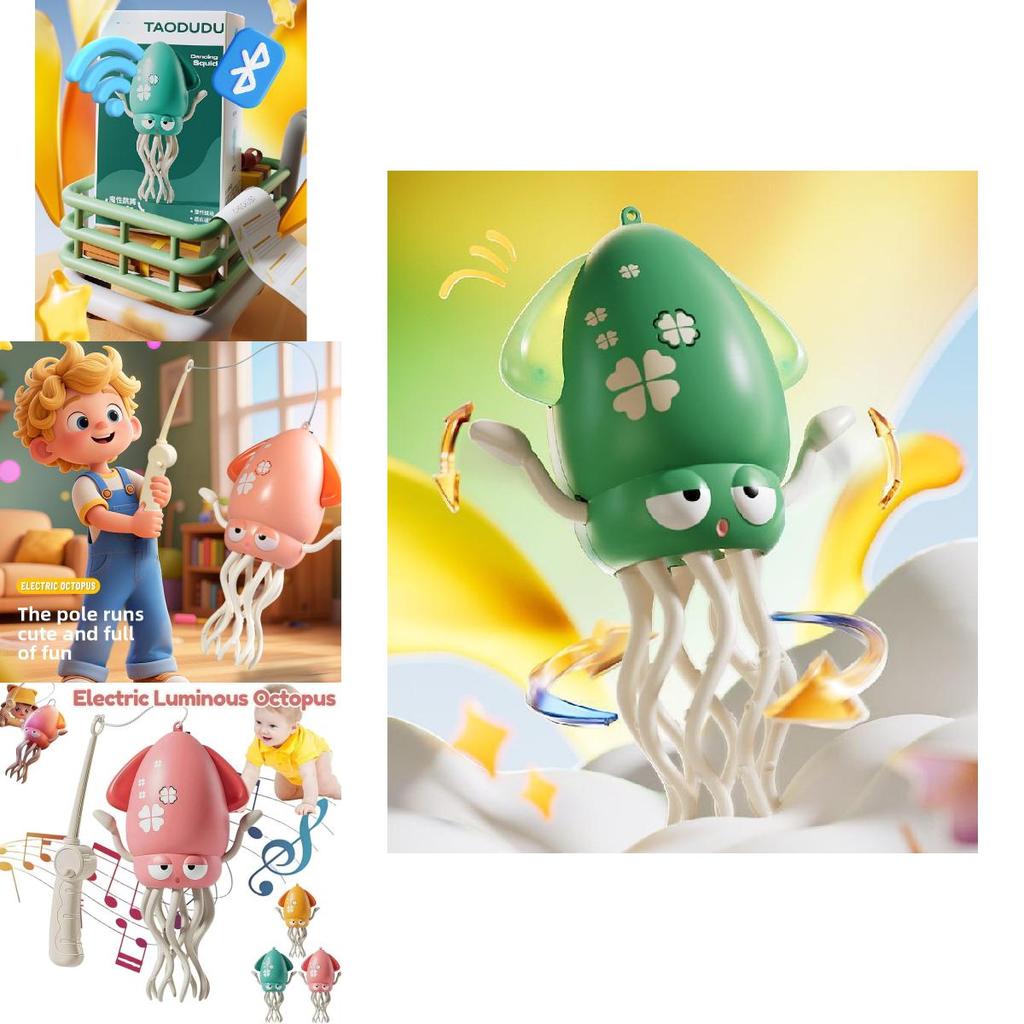Dancing Octopus Toy With Usb Rechargeable For Kids And Educational Play