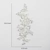1Pair White Black Applique Flower Sequins Lace Fabric Patch For Garment Wedding Accessories Cloth DIY Reapir Craft