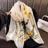 180*90cm Fashion Luxury Brand Scarf Women Shawl  Wrap Spring Muffler Hijab Bufanda Foulard Female Bandana Beach Stoles  Silk