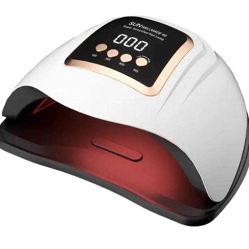 Smart Quick-Dry Nail Lamp for Salon Wearable Nails - No Blackening Hands, Light Therapy Curing Lamp