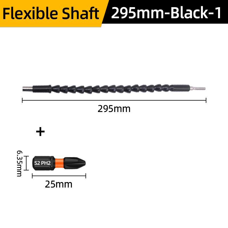 Flexible Shaft Drill Bit Extension Holder 295/400 Link Drill Hex Screwdriver Soft Driver Extend Rod Tools Slotted Phillips Star