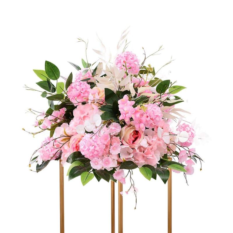 

40 см искусственный цветок мяч украшение стола домашняя вечеринка цветочная Т сценическая композиция цветы розовый