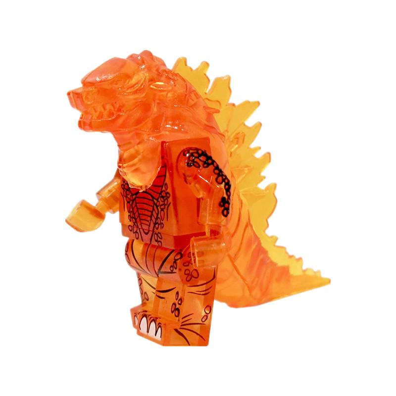 Godzillas Filmreihe Großer Dinosaurier Baustein MonsterKing Mini Animation Actionfiguren Modell Spielzeug Kindergeschenk