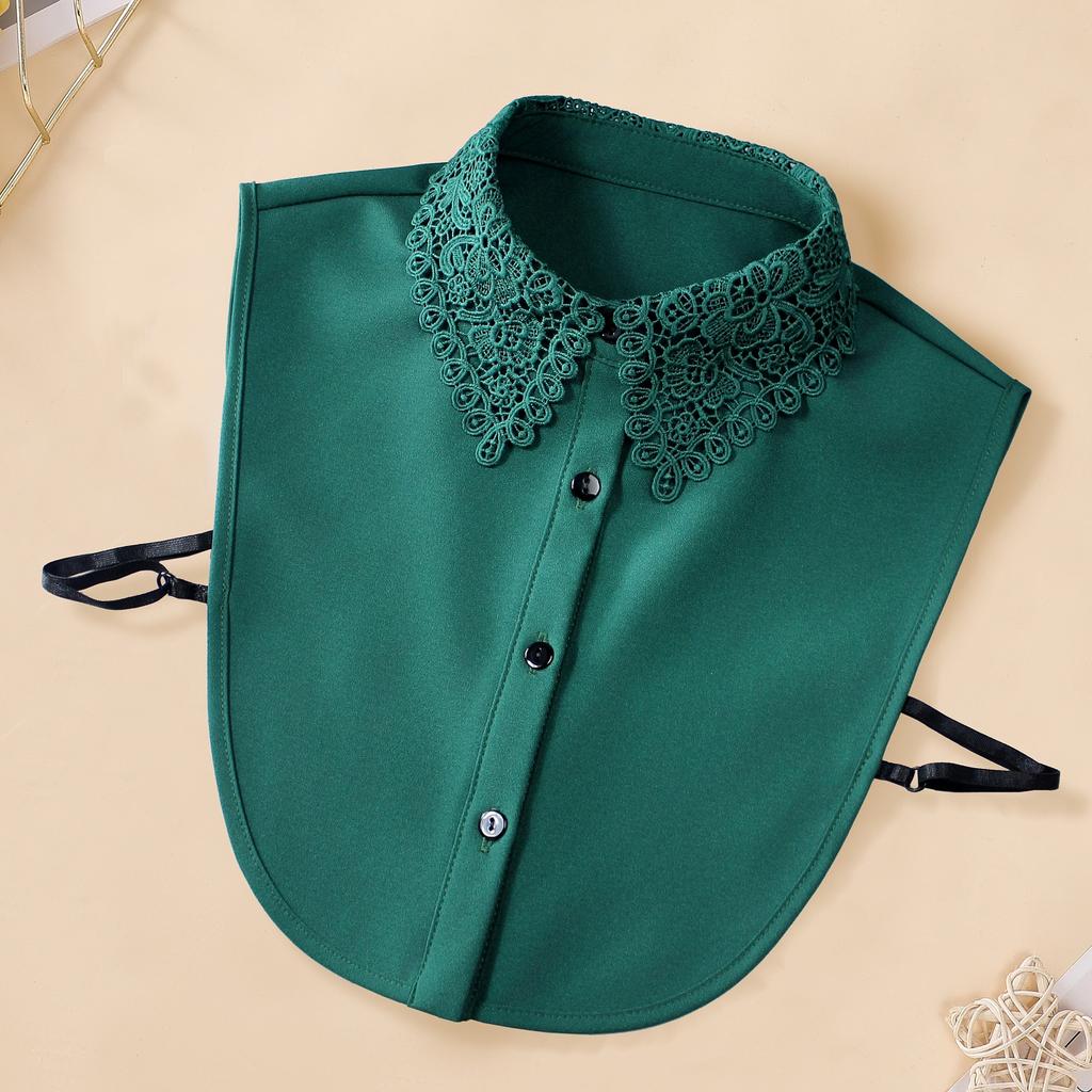 Autumn-winter Multi-functional Inner Collars—versatile, Simple Lace Embroidery New-style Shirt Fake Collars