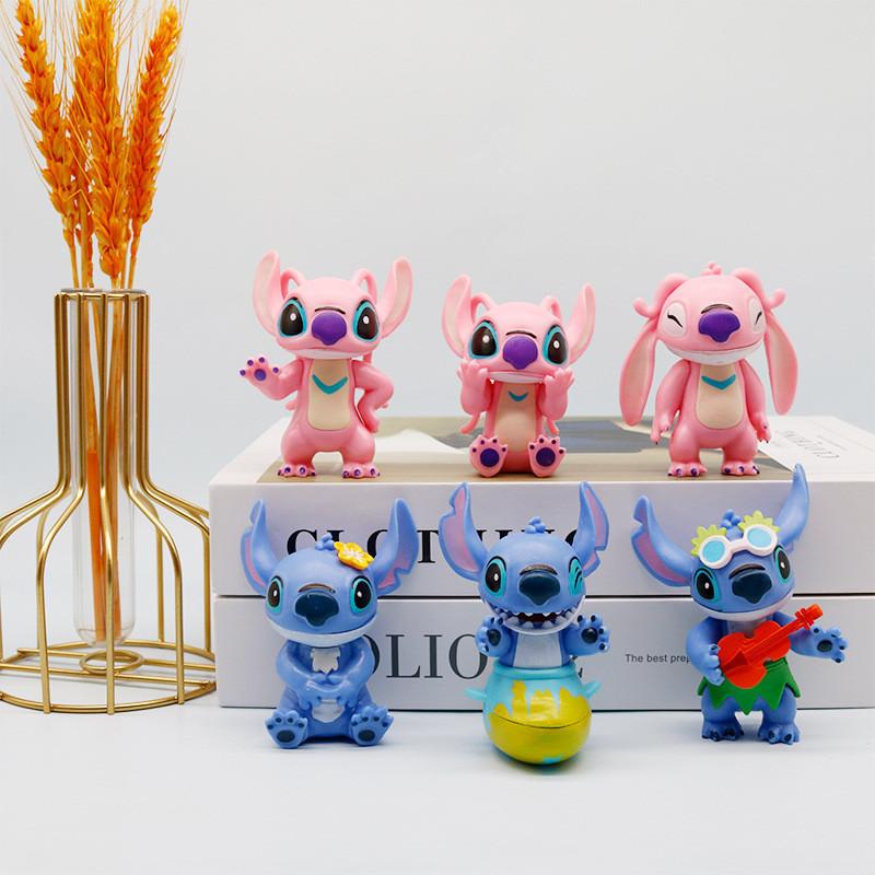 Angel Jar Guitar Model Cartoon Doll Ornament Set Decoration Desktop