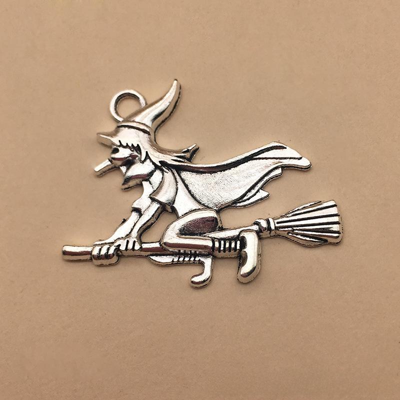 80-Piece Halloween Jewelry DIY Kit: Pumpkin, Skull, Bat & Witch Pendants for Earrings