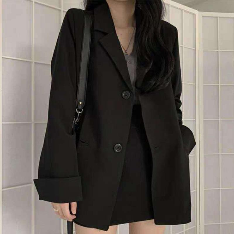 Women's Suit Loose Coat Temperament Simple Student Suit
