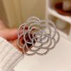 Classic Lady Crystal Folower Brooch Pin Exquisite High-end Women Men Fashion Delixate Shining Badges