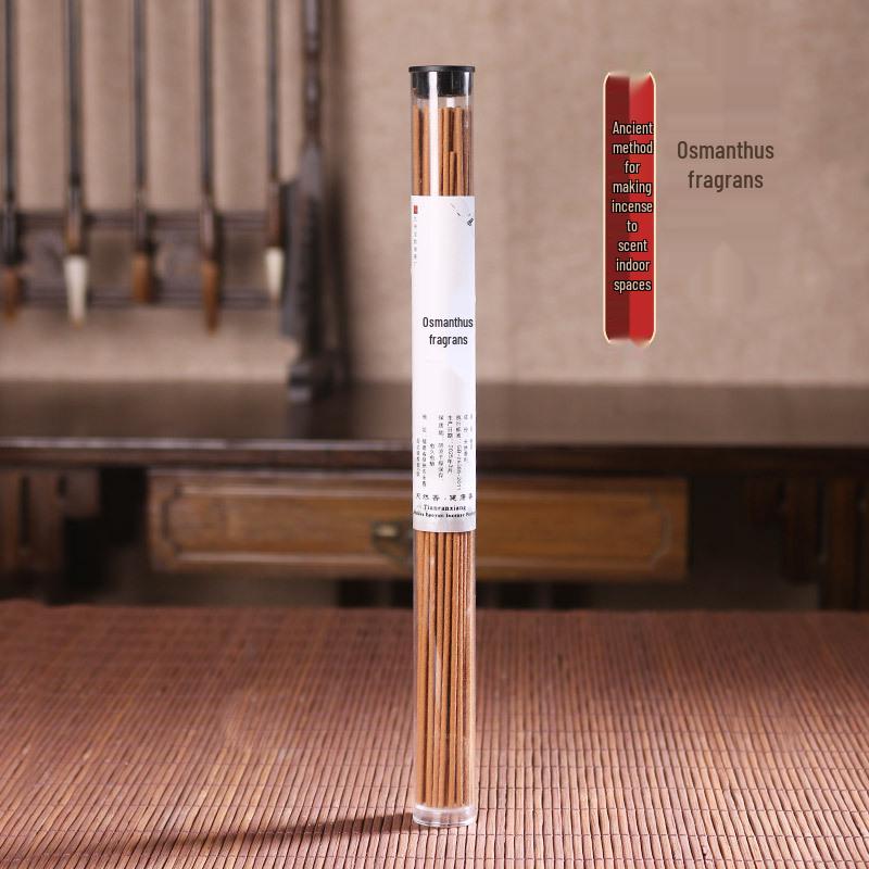 Sandalwood & Agarwood Incense Sticks with Pine Cone, Pear Blossom, Ambergris, Lavender Sachets for Indoor Use.
